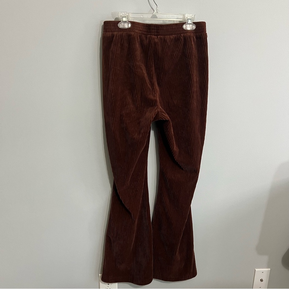 Bagatelle Collection S Brown Corduroy High Rise Bell Bottom Pants - Picture 12 of 15